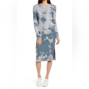 Treasure & Bond, Ivory Tie Dye Dress, Size Medium